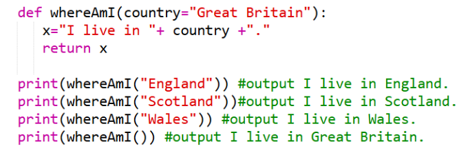 Python for whereAmI function