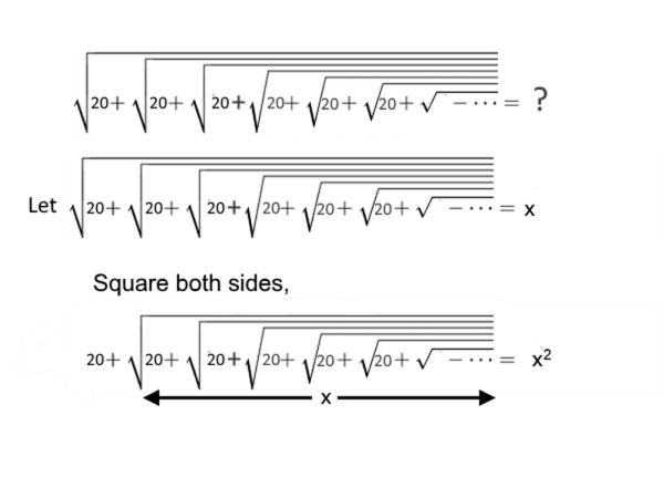 infinite square root problem