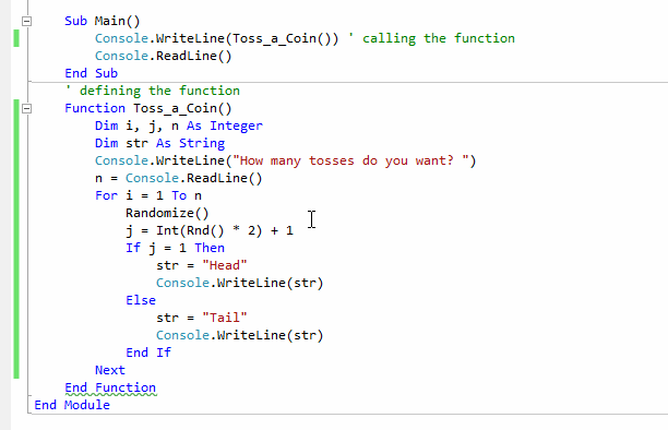 simulating a coin tossing in vb